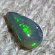 Капля Темный Эфиопский Опал Rolling flash - 2,95 ct. Кабошоны. Сокрытое в Листве. Ярмарка Мастеров.  Фото №6