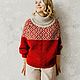 Women's Navajo Poncho Sweater'. Sweaters. marishino. Online shopping on My Livemaster.  Фото №2