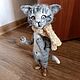  Котёнок Степан. Войлочная игрушка. Татьяна Крюкова. Ярмарка Мастеров.  Фото №8