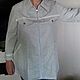 Order Tunic blouse linen zipper. love. Livemaster. . Blouses Фото №3