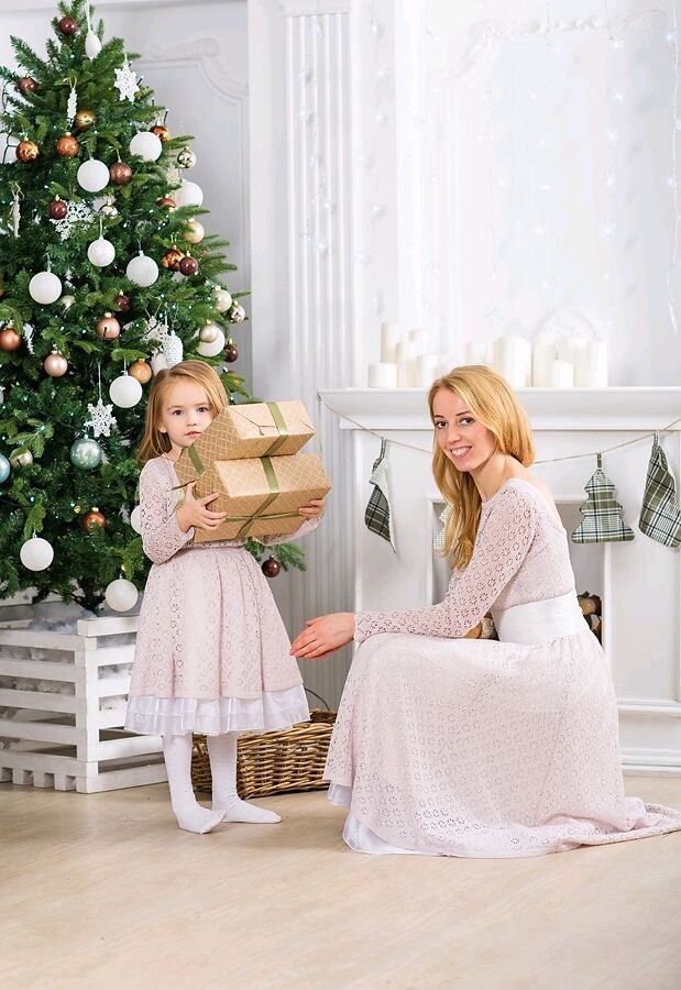 Вязаный комплект "Для девочки и Для девушки" в интернет-магазине ...