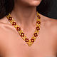 Women's necklace made of amber, Necklace, Moscow,  Фото №1