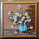 Картина ромашки полевые цветы в вазе объемные 40х40, Картины, Москва,  Фото №1