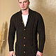 Cardigan jacket for men. Mens outerwear. SHAPAR - knitting clothes. My Livemaster. Фото №4
