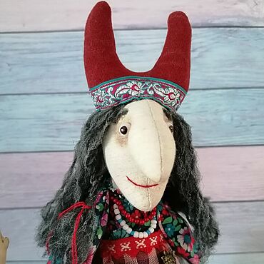 Куклы и игрушки ручной работы. Ярмарка Мастеров - ручная работа Народная кукла:  баба Яга. Handmade.