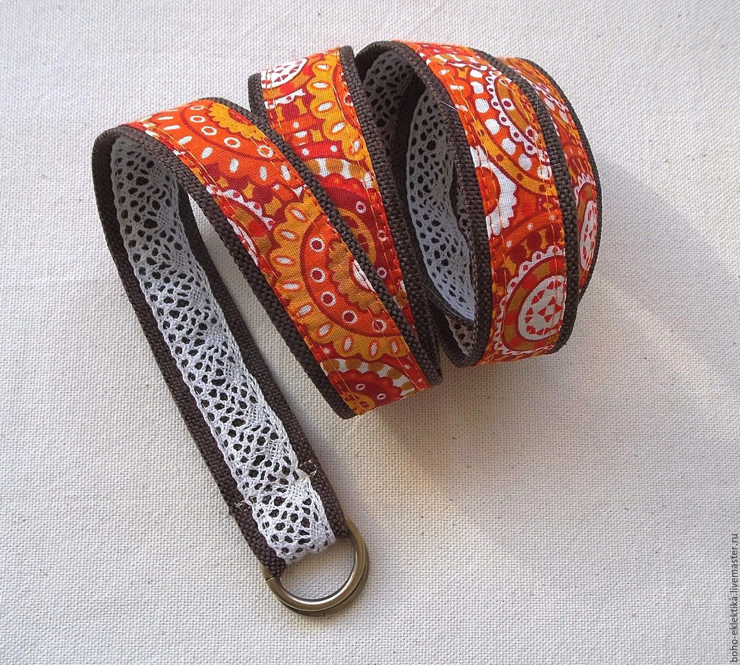Boho belt-strap, lace fabric, Straps, Tomsk,  Фото №1