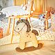  Rocking horse, Amigurumi dolls and toys, Mytishchi,  Фото №1