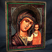 Картины и панно handmade. Livemaster - original item icon mother of God Kazanskaya. Handmade.