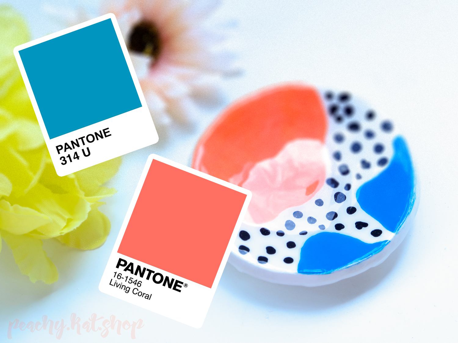Тарелочка для украшений // цвета по Pantone