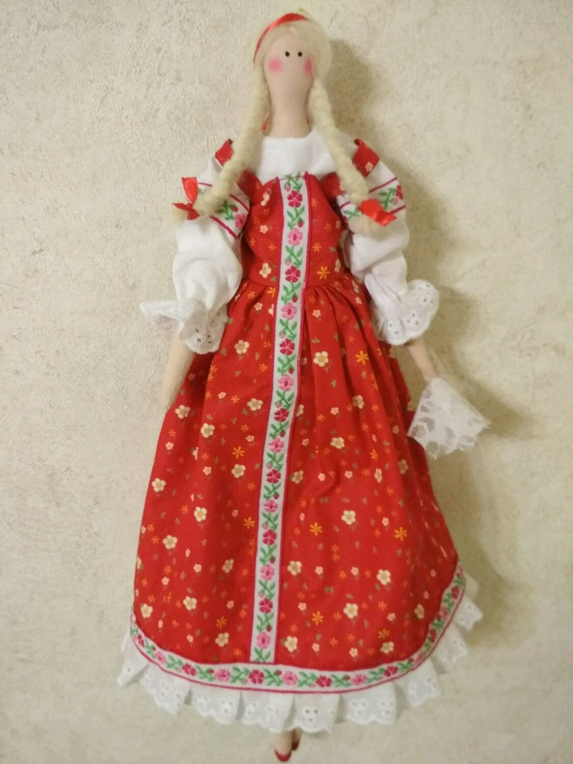 Текстильная кукла в русском стиле