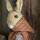Mustard rabbit, brother rabbit Gray. Stuffed Toys. Irina Sayfiydinova (textileheart). My Livemaster. Фото №4
