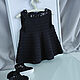 Black dress with sequins and fringe for a girl. 0-3 months. Childrens Dress. babyshop. My Livemaster. Фото №5