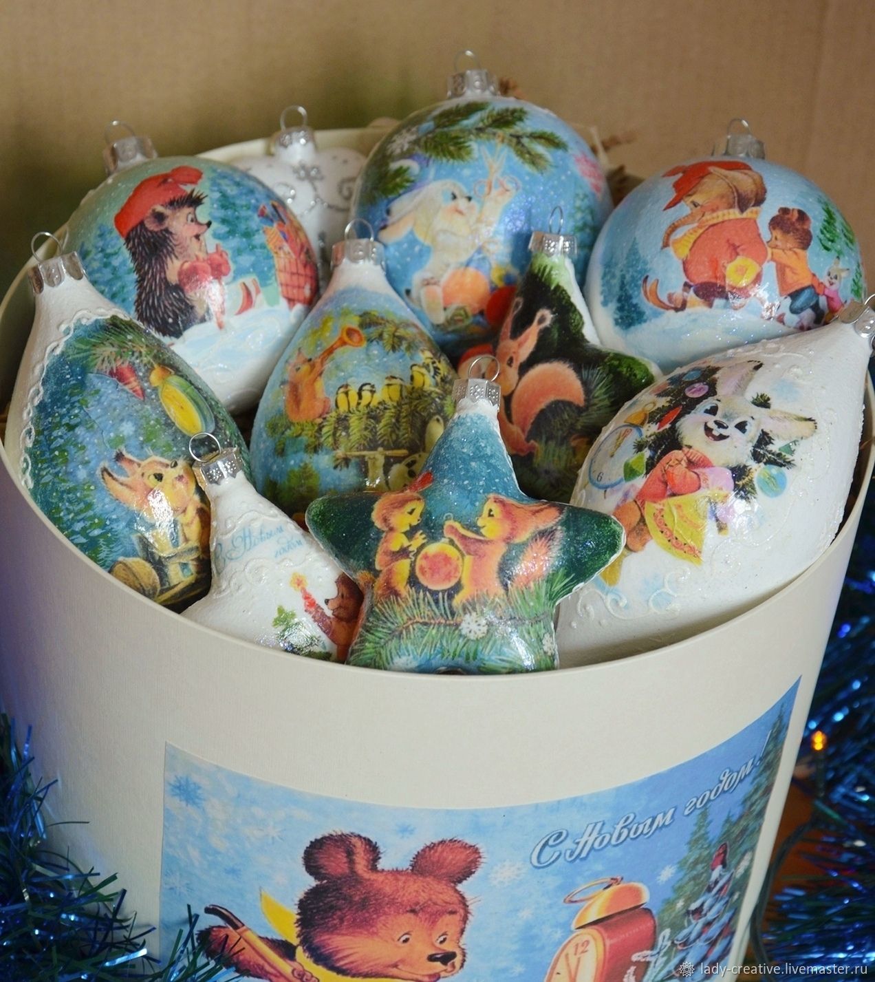Стеклянные Новогодние Игрушки Ссср