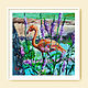 Flamingo bird oil painting on canvas. Pictures. Svetlana Samsonova. Online shopping on My Livemaster.  Фото №2