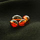 Olive-amber - 7h9mm-Cognac color-Drilled - Real, Beads1, Kaliningrad,  Фото №1