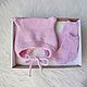 Заказать Чепчик и носочки для девочки - комплект на выписку. MELISSA for baby. Ярмарка Мастеров. . Комплект одежды для выписки Фото №3