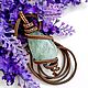Amulet 'Magic of spring' with natural fluorite, Pendant, Tolyatti,  Фото №1