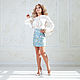  Jacquard skirt Bouquet. Skirts. Дизайнерские платья Valensia Atelier. Online shopping on My Livemaster.  Фото №2
