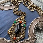 Винтаж handmade. Livemaster - original item Large pendant on a chain. Handmade.