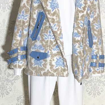 Одежда ручной работы. Ярмарка Мастеров - ручная работа Косуха из эко меха Blumarine. Handmade.
