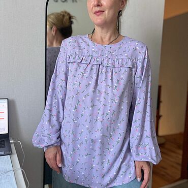 Одежда ручной работы. Ярмарка Мастеров - ручная работа Блуза Лора. Handmade.