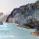 Order Painting watercolor. Landscape. Altay. The Katun River. ArtShipilina. Livemaster. . Pictures Фото №3