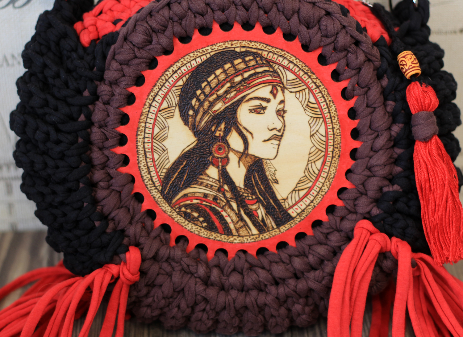 Выжигание и вязание