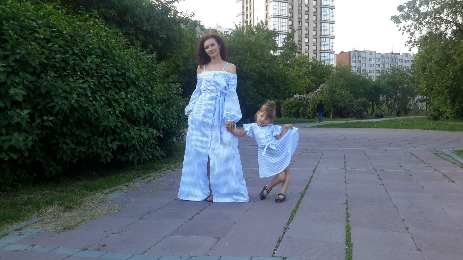Наш с дочей family look 