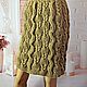 Order Knitted skirt,warm,size 44-50. alena11-75. Livemaster. . Skirts Фото №3
