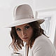 Elegant felt hat Tulip. Color milk. Hats1. Exclusive HATS. LANA ANISIMOVA.. My Livemaster. Фото №4
