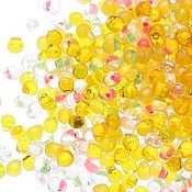 Материалы для творчества handmade. Livemaster - original item 10g MIX 09 Miyuki Drops Lemonade Lemonade Japanese beads Miyuki. Handmade.