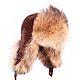 Men's ushanka are the Pilot of the wolf (Canada) GL, Hat with ear flaps, Obuhovo,  Фото №1