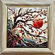 Картина на керамике. Картина цветущее дерево, Картины, Севастополь,  Фото №1