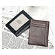 Business card holder for men and women Helena, genuine leather. Cardholder. EZCASE - Leather Design Studio. My Livemaster. Фото №5