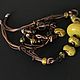 Jewelry sets: necklace bracelet autumn colors stylish boho jewelry, Jewelry Sets, Voronezh,  Фото №1