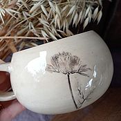 Посуда handmade. Livemaster - original item Large Pottery cup. Handmade.