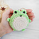 Plush frog keychain, Fun, Chaikovsky,  Фото №1