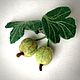 Felted brooch'Gooseberry'. Brooches. WoolHouse *Galina*. Online shopping on My Livemaster.  Фото №2