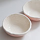 пиала салатник белый кружевной розовый желтый  или голубой. Салатники. ignata ceramics. Ярмарка Мастеров.  Фото №4