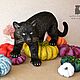 Выкройка " Детеныш пантеры". Выкройки для кукол и игрушек. LUVER SOFT SCULPTURE. Интернет-магазин Ярмарка Мастеров.  Фото №2