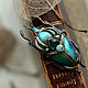 Order Brooch-pin: ' Goliath ' beetle, insect, modern. House Of The Moon Dew. Livemaster. . Brooches Фото №3
