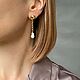 Заказать Серьги с подвесками из цепочек с жемчугом. Storm Jewellery. Ярмарка Мастеров. . Серьги классические Фото №3