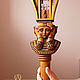 A sistrum is a musical instrument of Hathor. Other instruments. WOODMELODY. Online shopping on My Livemaster.  Фото №2