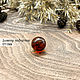 Order Beads ball 14mm made of natural Baltic amber cognac color. LUXAMBER. Livemaster. . Beads1 Фото №3