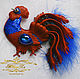 Rooster - a symbol of 2017, the brooch, the 'Red cock', Brooches, Minsk,  Фото №1