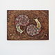 The painting on wood 50x75sm "Snails", Pictures, Moscow,  Фото №1