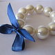 Pearl bracelets made of large White Majorcan pearls. Bead bracelet. Rimliana - the breath of the nature (Rimliana). Online shopping on My Livemaster.  Фото №2
