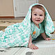Soft knitted baby blanket for boy turquoise. Baby blanket. fetr-land (fetr-land). Online shopping on My Livemaster.  Фото №2