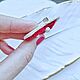 Заказать Брошь в русском стиле Гриб Мухомор с жемчугом. Stitch by Stitch броши из бисера, вышивка и игрушки. Ярмарка Мастеров. . Брошь-булавка Фото №3
