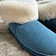 Чуни из овчины женские. 38, 39 р. Тапочки. Овчина с Кавказа. Ярмарка Мастеров.  Фото №4